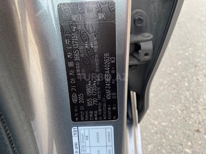 Kia K3 2015, 145,000 km - 1.6 l - Sumqayıt