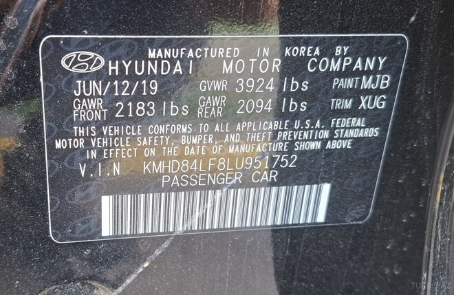 Hyundai Elantra 2019, 61,000 km - 2.0 l - Bakı