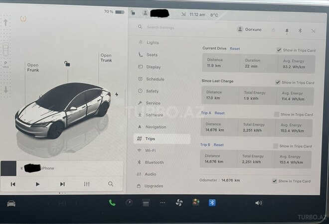 Tesla Model 3 2024, 14,700 km - 0.0 l - Bakı