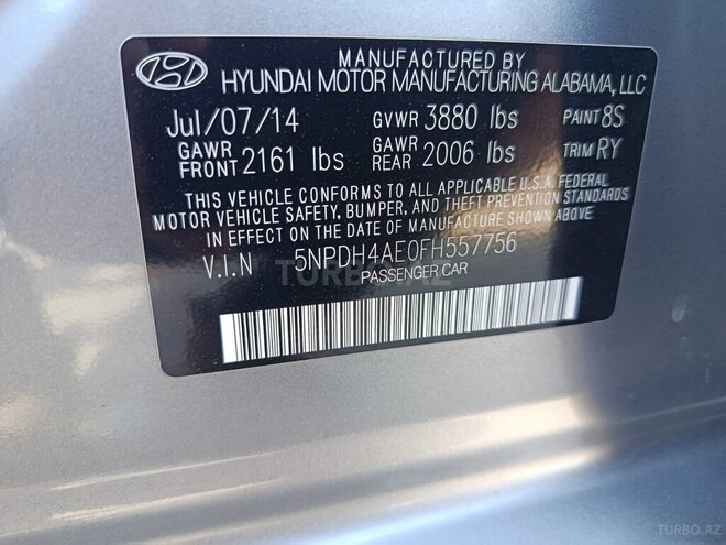 Hyundai Elantra 2014, 253,394 km - 1.8 l - Bakı
