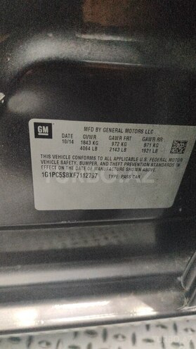 Chevrolet Cruze 2014, 270,162 km - 1.4 л - Bakı
