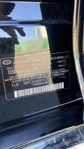 Hyundai Sonata 2015, 92,000 km - 2.0 l - Bakı