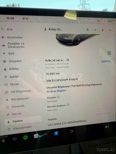 Tesla Model 3 2022, 38,000 km - 0.0 l - Bakı