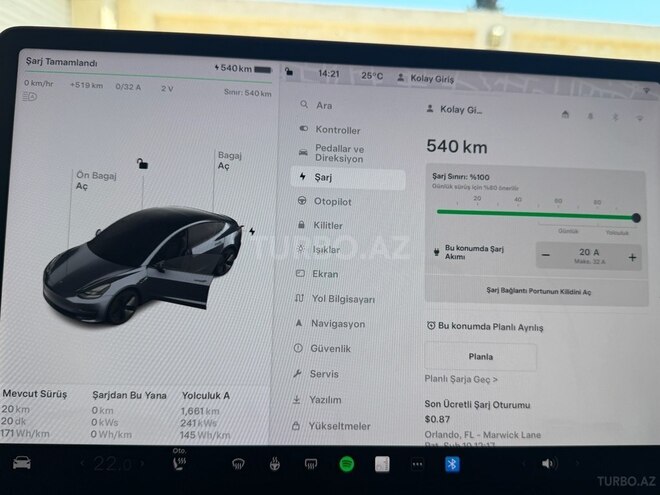 Tesla Model 3 2022, 38,000 km - 0.0 l - Bakı