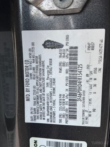 Ford Fusion (North America) 2014, 250,000 km - 2.0 l - Bakı