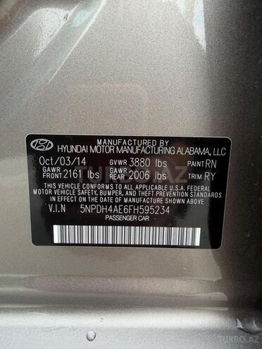 Hyundai Elantra 2014, 191,259 km - 1.8 l - Bakı