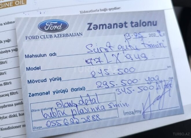 Ford Fusion (North America) 2014, 277,000 km - 1.5 л - Xırdalan