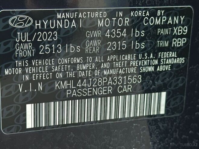 Hyundai Sonata 2023, 42,741 km - 1.6 l - Bakı