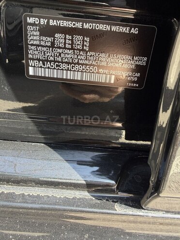 BMW 530 2017, 133,000 km - 2.0 l - Bakı