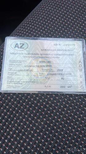 Hyundai Tucson 2008, 264,000 km - 2.0 l - Bakı