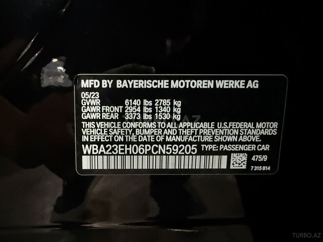BMW 740 2023, 18,300 km - 3.0 л - Bakı