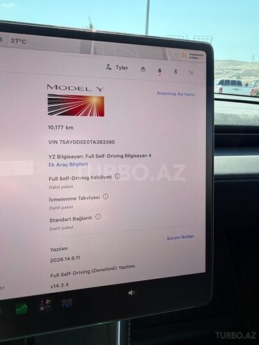 Tesla Model Y 2026, 10,000 km - 0.0 l - Bakı
