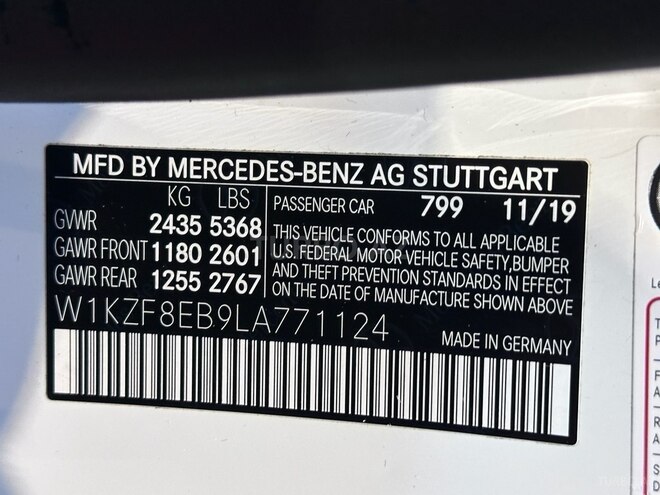Mercedes E 350 2019, 99,000 km - 2.0 л - Bakı