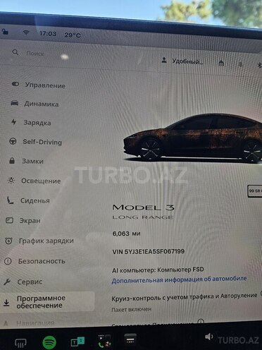 Tesla Model 3 2025, 7,500 km - 0.0 л - Bakı