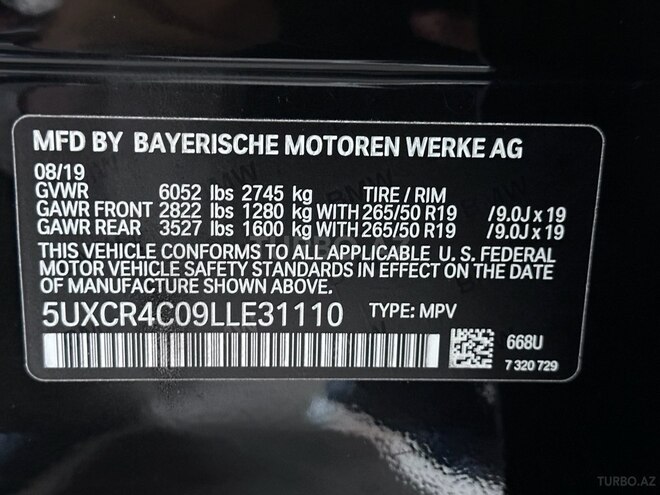 BMW X5 2019, 120,000 km - 3.0 l - Bakı