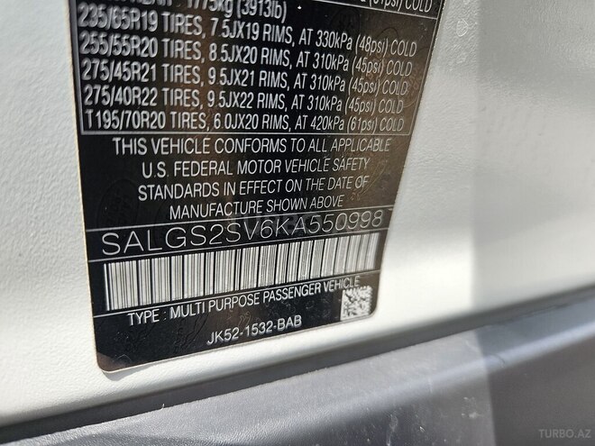 Land Rover Range Rover 2019, 125,000 km - 3.0 l - Bakı