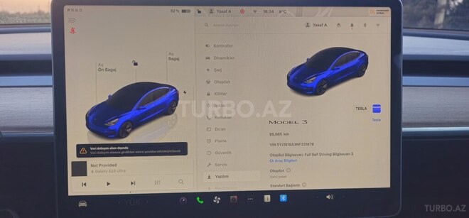 Tesla Model 3 2022, 85,000 km - 0.0 л - Bakı