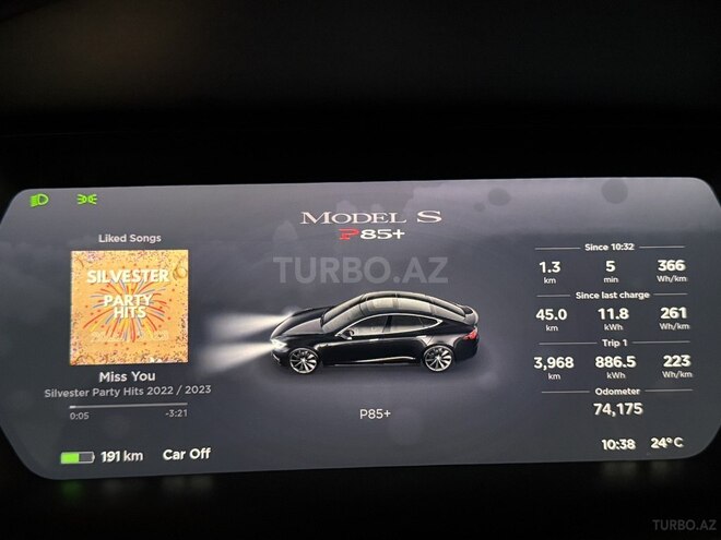 Tesla Model S 2014, 75,000 km - 0.0 l - Bakı