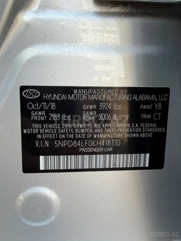 Hyundai Elantra 2019, 107,000 km - 2.0 л - Bakı