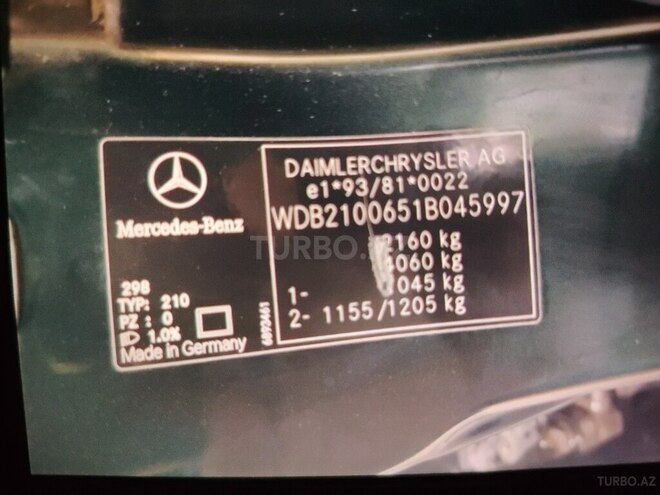 Mercedes E 320 1999, 400,000 km - 3.2 l - Bakı