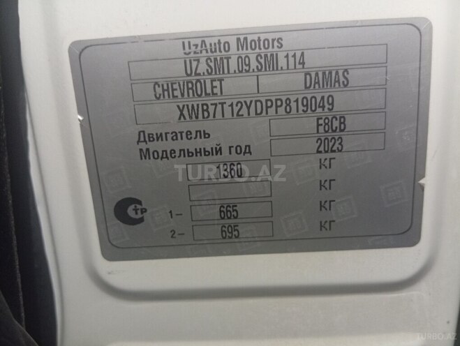 Chevrolet Damas 2022, 100,000 km - 0.8 л - Bakı