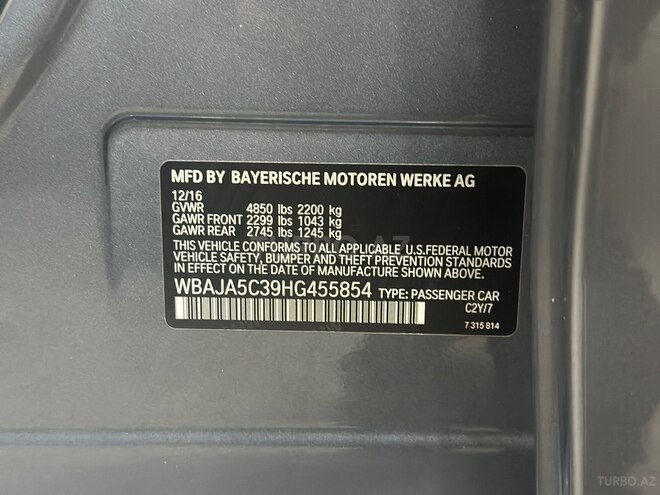 BMW 530 2017, 171,000 km - 2.0 l - Bakı