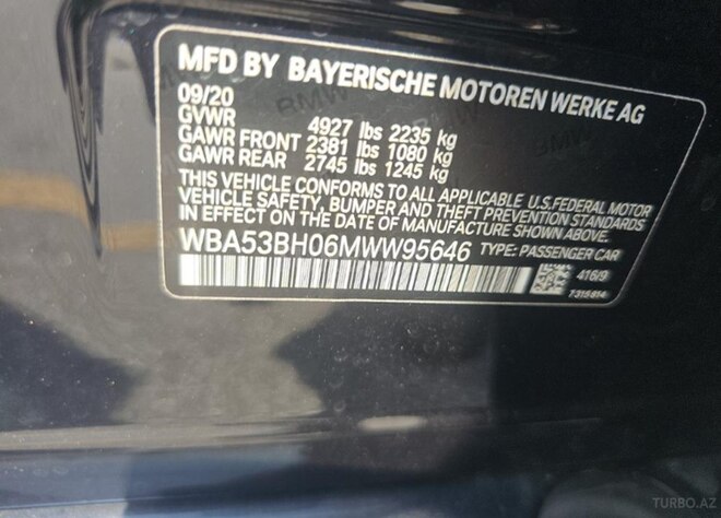 BMW 530 2020, 130,000 km - 2.0 l - Bakı