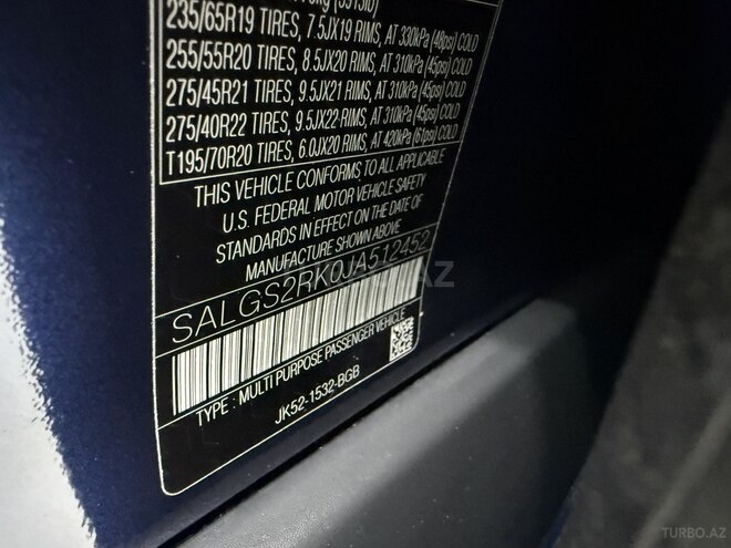 Land Rover Range Rover 2018, 154,500 km - 3.0 l - Bakı