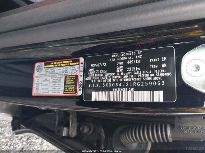 Kia K5 2024, 67,007 km - 1.6 l - Bakı