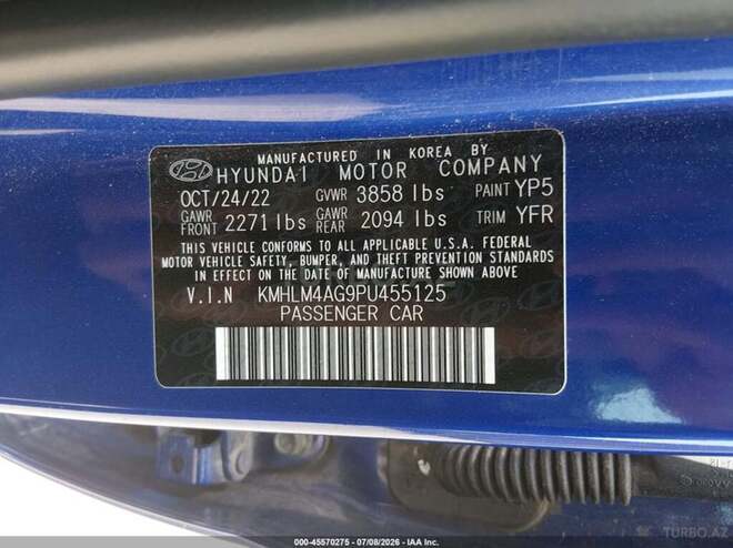 Hyundai Elantra 2023, 64,709 km - 2.0 l - Bakı