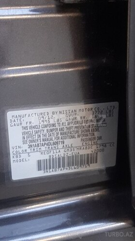 Nissan Sentra 2012, 176,981 km - 1.8 l - Bakı