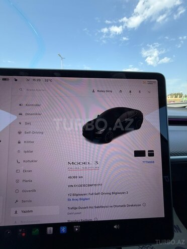 Tesla Model 3 2022, 50,500 km - 0.0 l - Bakı