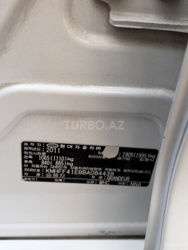 Hyundai Grandeur 2011, 312,983 km - 3.0 l - Bərdə