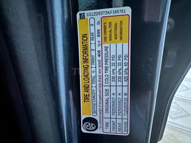 Chevrolet Malibu 2019, 197,748 km - 1.5 л - Gəncə