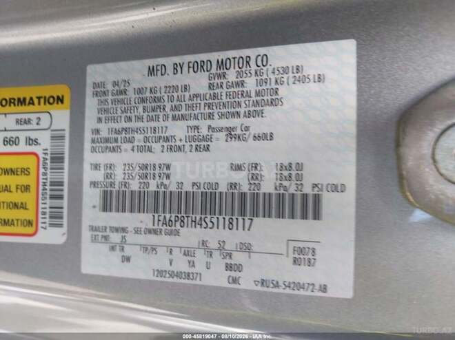 Ford Mustang 2025, 26,110 km - 2.3 л - Bakı