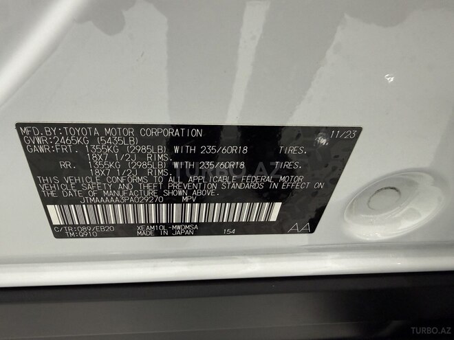 Toyota bZ4X 2023, 42,000 km - 0.0 l - Bakı