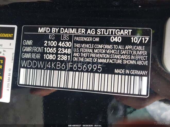 Mercedes C 300 4MATIC 2018, 66,376 km - 2.0 l - Bakı
