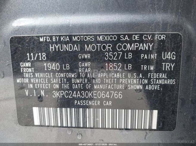 Hyundai Accent 2019, 48,699 km - 1.6 л - Bakı