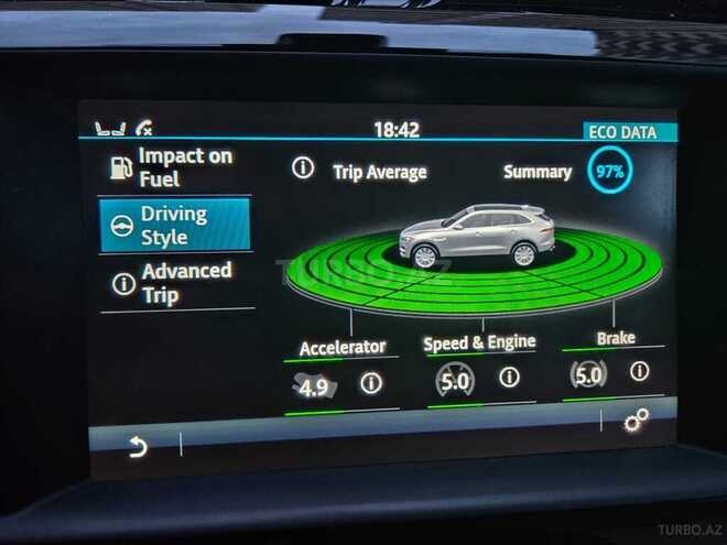 Jaguar F-Pace 2018, 86,000 km - 2.0 l - Bakı