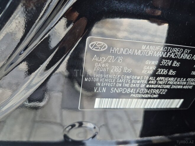 Hyundai Elantra 2018, 105,000 km - 2.0 л - Bakı
