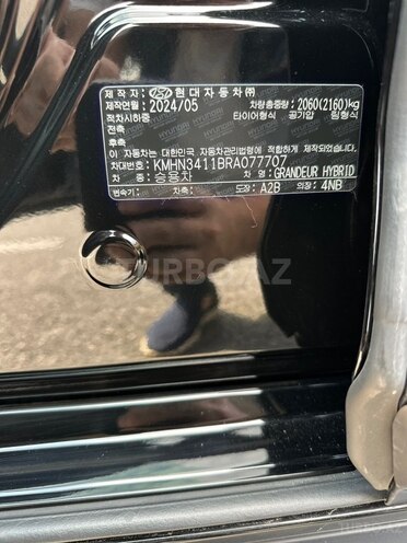 Hyundai Grandeur 2024, 19,300 km - 1.6 l - Bakı
