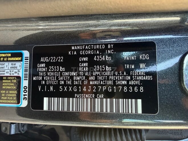 Kia K5 2022, 35,000 km - 1.6 l - Bakı