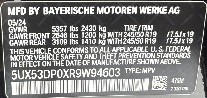 BMW X3 2024, 26,600 km - 2.0 l - Bakı