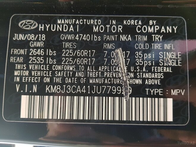 Hyundai Tucson 2018, 192,000 km - 2.0 l - Bakı