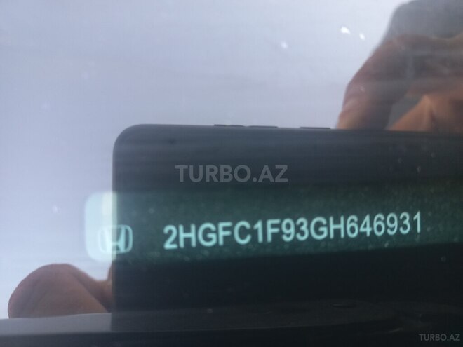 Honda Civic 2016, 256,000 km - 1.5 л - Bakı