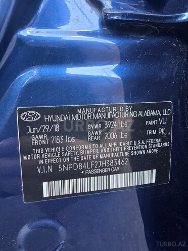 Hyundai Elantra 2018, 76,639 km - 2.0 л - Bakı