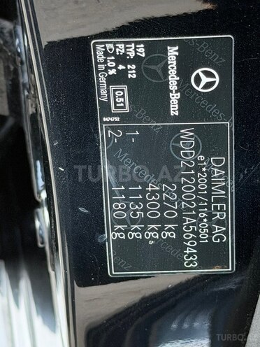 Mercedes E 220 2011, 244,390 km - 2.1 l - Tovuz