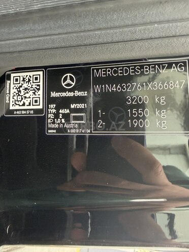 Mercedes G 63 AMG 2020, 59,000 km - 4.0 l - Bakı