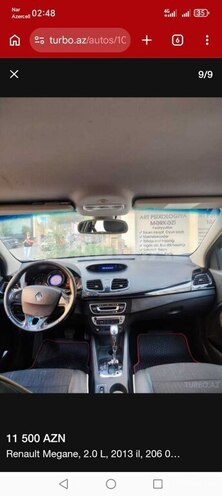 Renault Megane 2013, 250,000 km - 2.0 l - Bakı