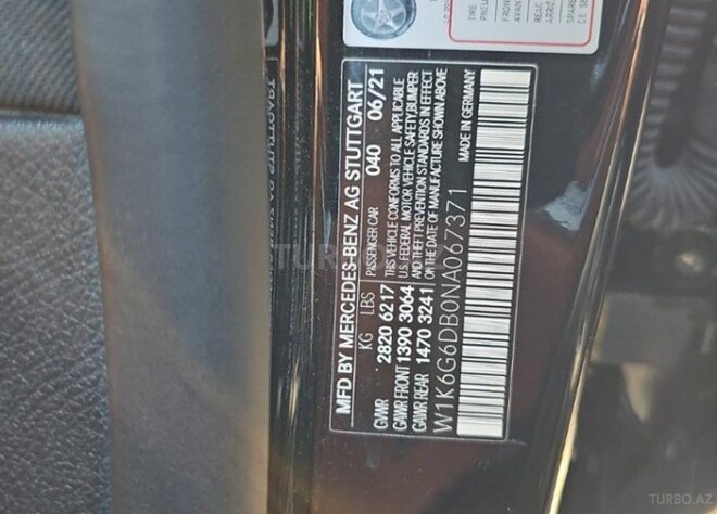 Mercedes S 500 4MATIC 2022, 49,235 km - 3.0 л - Bakı